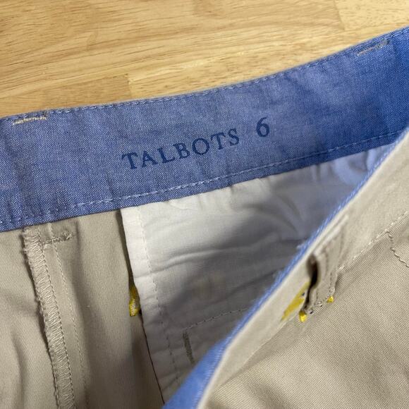 Talbots chinos pants slacks khakis size 6 embroidered butterflies preppy comfy - Picture 8 of 16